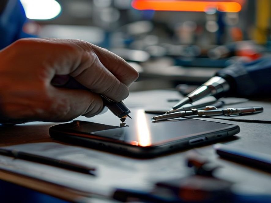 Bateria de iPhone estufada, sinal de que precisa trocar a bateria
